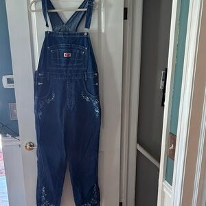 Revolt Dark Blue Denim Overalls